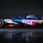 Pintura do carro da RB para o GP de Miami