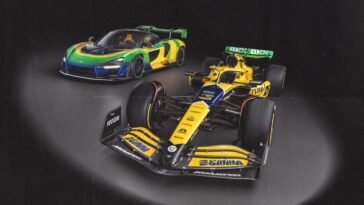 Pintura especial da McLaren em homenagem a Senna