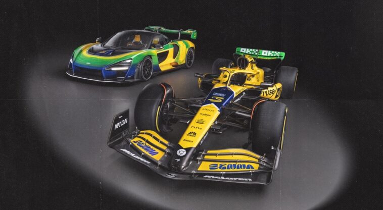 Pintura especial da McLaren em homenagem a Senna