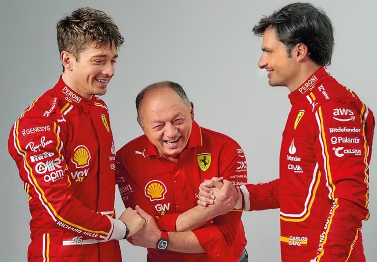 Vasseur, chefe de equipe da Ferrari