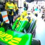 Carro de homenagem a Ayton Senna, na F1