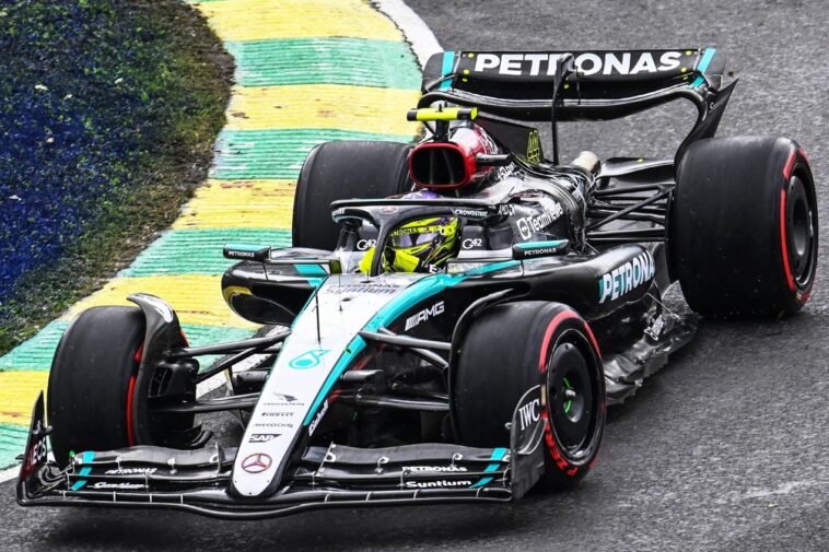 Lewis Hamilton, da Mercedes