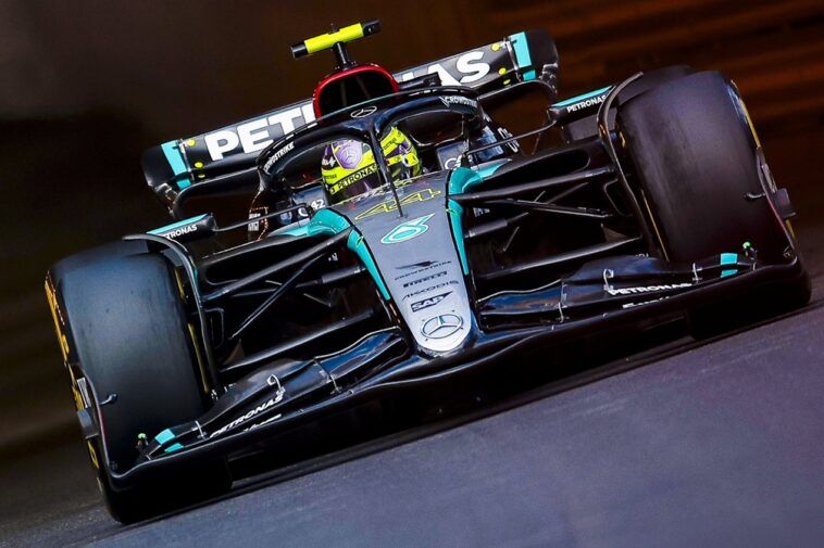 Lewis Hamilton, da Mercedes