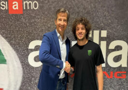 Massimo Rivola e Marco Bezzecchi, profissionais da MotoGP