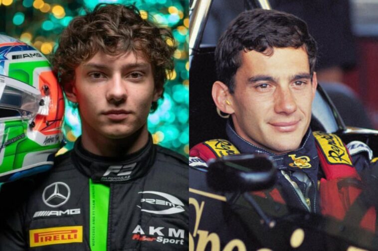 Andrea Kimi Antonelli e Ayrton Senna, Fórmula 1