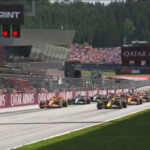 Largada da sprint da Áustria da F1