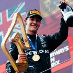 George Russell, da Mercedes, no GP da Áustria.