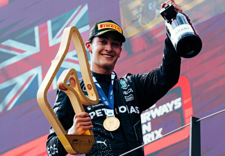 George Russell, da Mercedes, no GP da Áustria.