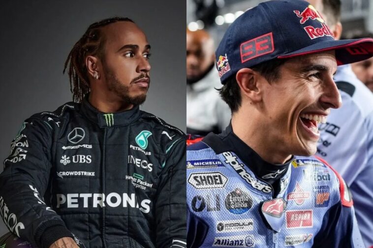 Lewis Hamilton e Marc Márquez