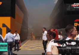 Princípio de incêndio no motorhome da McLaren