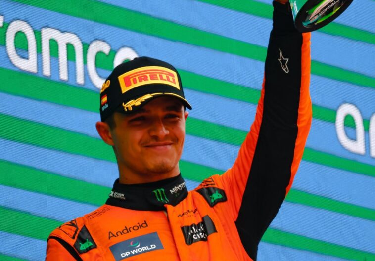 Lando Norris conquista o P2 no GP da Espanha.