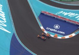 Carros de Verstappen e Pérez na F1