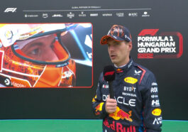 Max Verstappen após uma corrida de F1