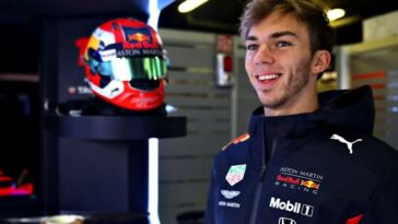 Pierre Gasly na época da Red Bull, em 2019.