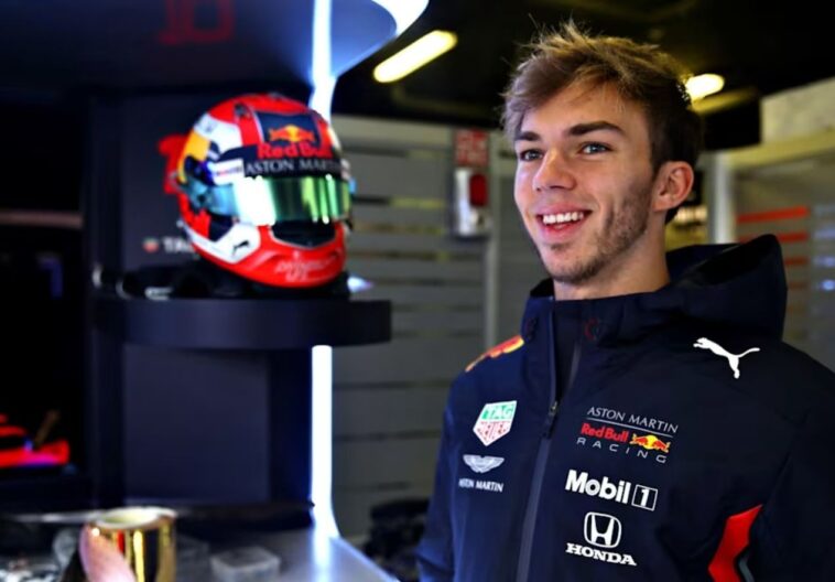 Pierre Gasly na época da Red Bull, em 2019.