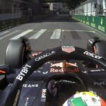 Sergio Pérez em corrida de F1