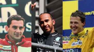 Senna, Hamilton, Schumacher, GP da Bélgica de Fórmula 1