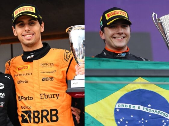 Gabriel Bortoleto e Enzo Fittipaldi pela Fórmula 2