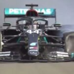 Hamilton perdeu seu pneu dianteiro esquerdo, GP de Silverstone de Fórmula 1 2020