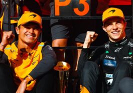 Lando Norris e Oscar Piastri, pilotos da McLaren.
