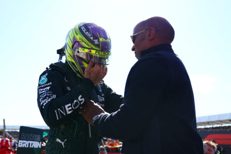 Lewis Hamilton e Anthony Hamilton, GP da Inglaterra, Fórmula 1