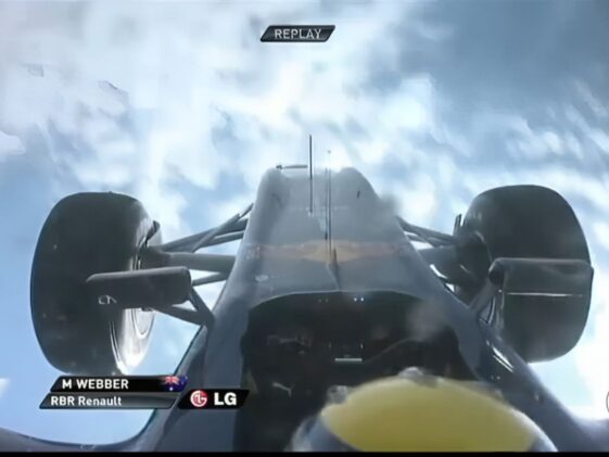 Mark Webber voa com sua Red Bull em 2010, Fórmula 1