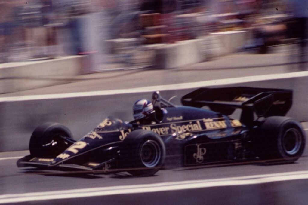 Nigel Mansell pela Lotus, Fórmula 1 1982