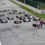Largada do GP da Bélgica de Fórmula 1 em 2008