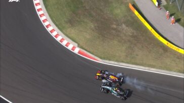 Lewis Hamilton e Max Verstappen na Fórmula 1