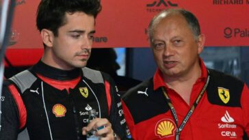 Charles Leclerc e Frédéric Vasseur