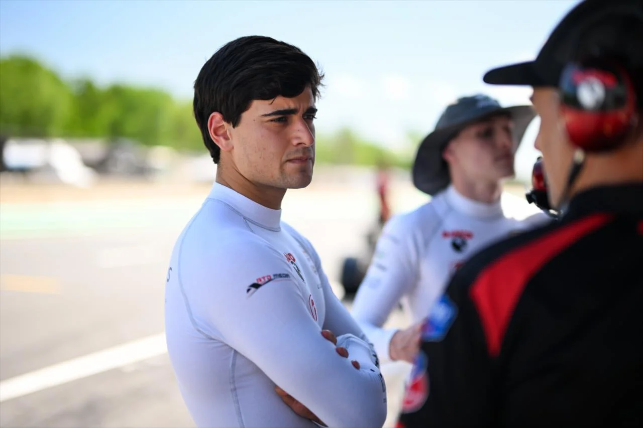 Caio Collet parte da primeira fila em Road America na sétima etapa da Indy NXT