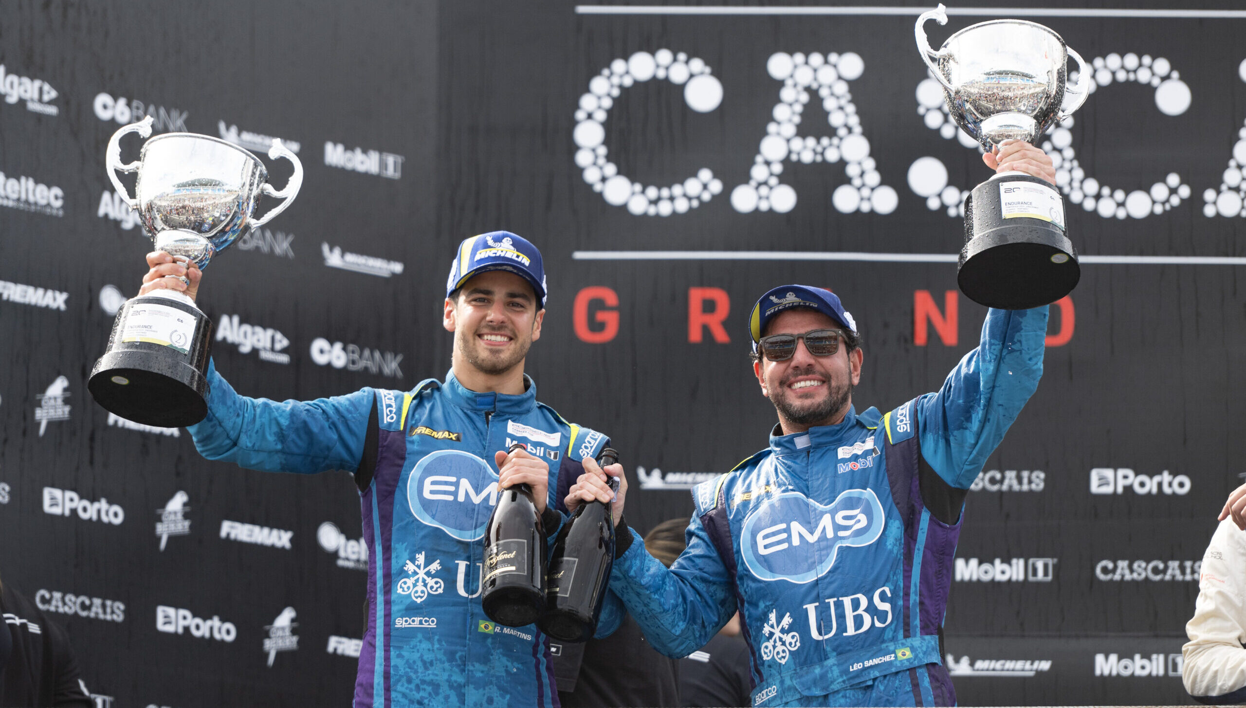 Leonardo Sanchez e Rafael Martins conquistam o segundo lugar no GP de Cascais da Porsche Cup Endurance após drama antes da corrida