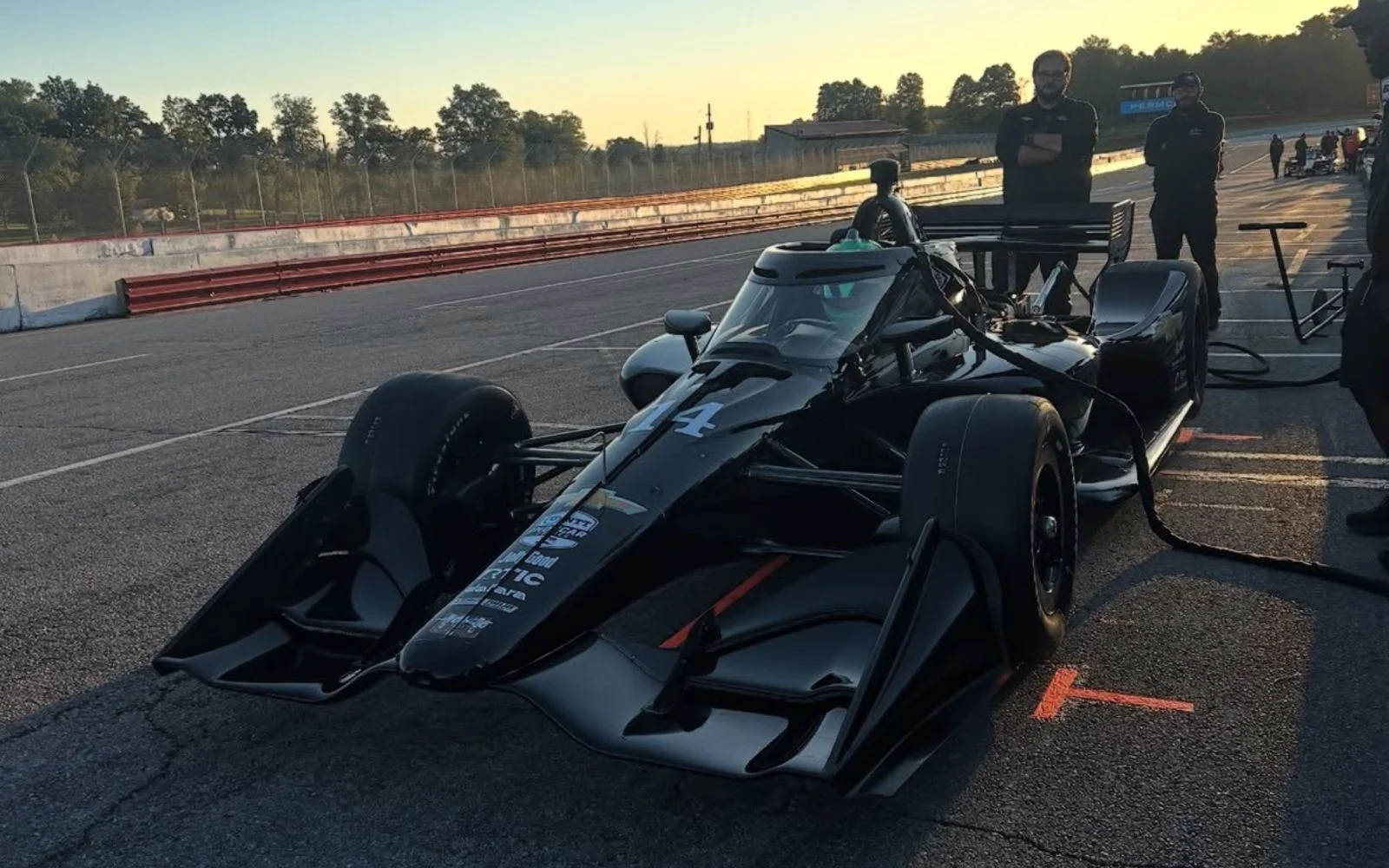 Caio Collet acelera pela primeira vez o carro da Indycar